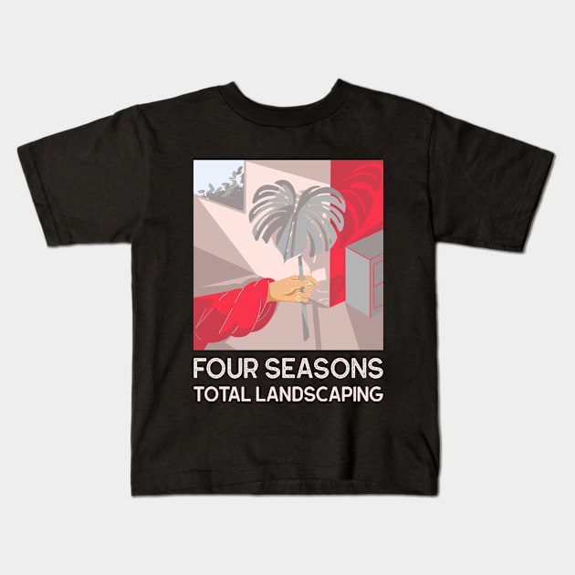 four seasons total landscaping Kids T-Shirt by irvanelist